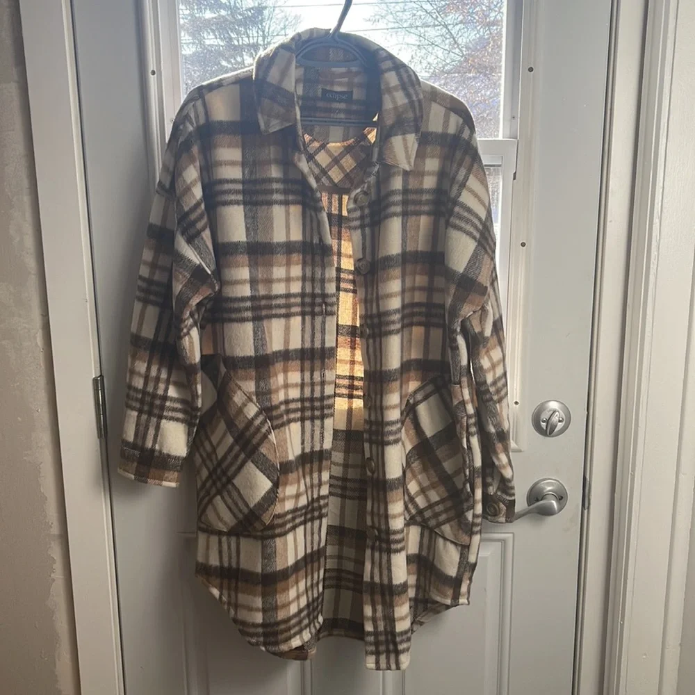 Plaid Shacket - Picture 2 of 3